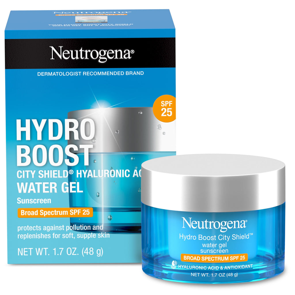 Neutrogena Hydro Boost City Shield Water Gel SPF 25, 1.7 oz