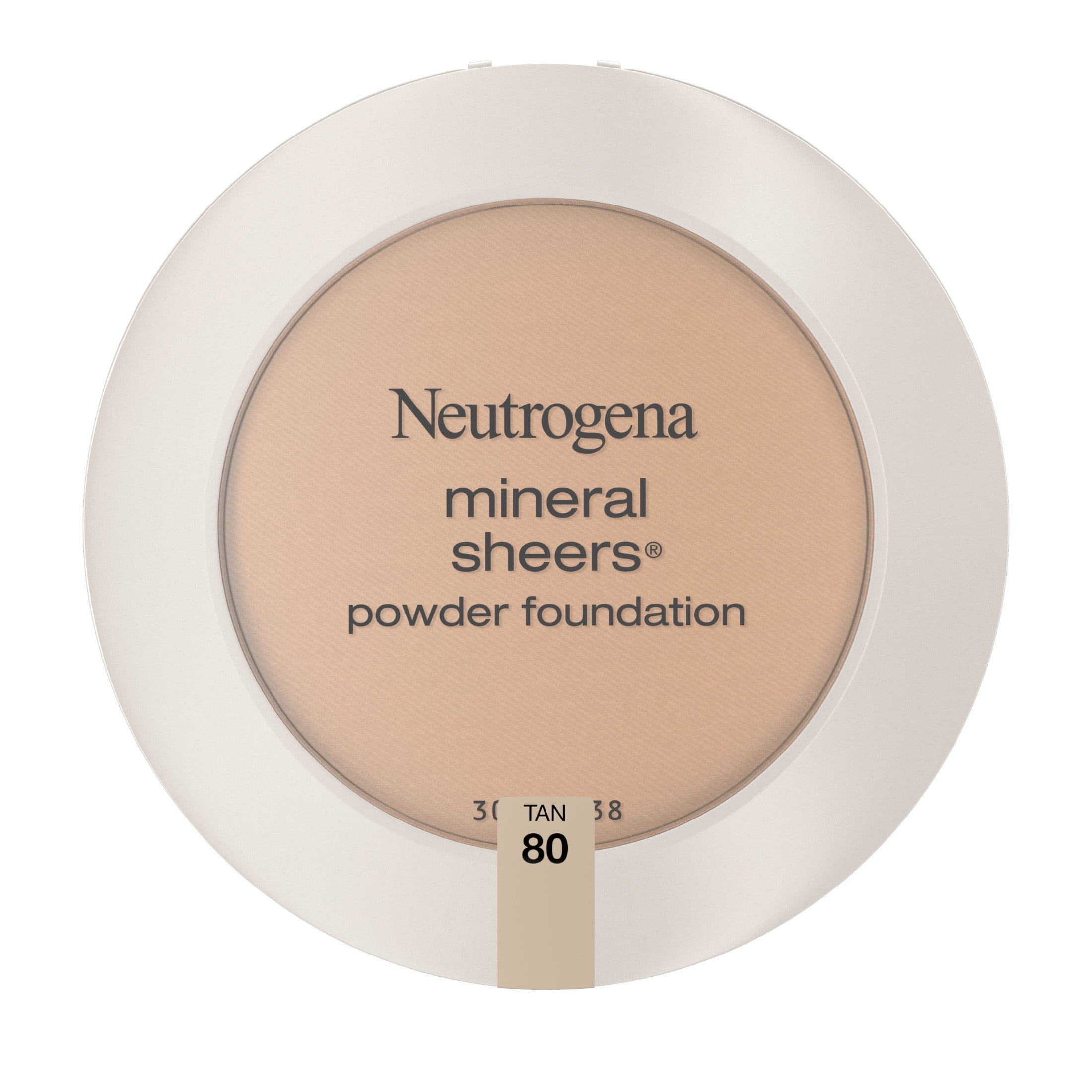 Neutrogena Mineral Sheers Oil-Free Powder Foundation, Tan 80,.34 oz