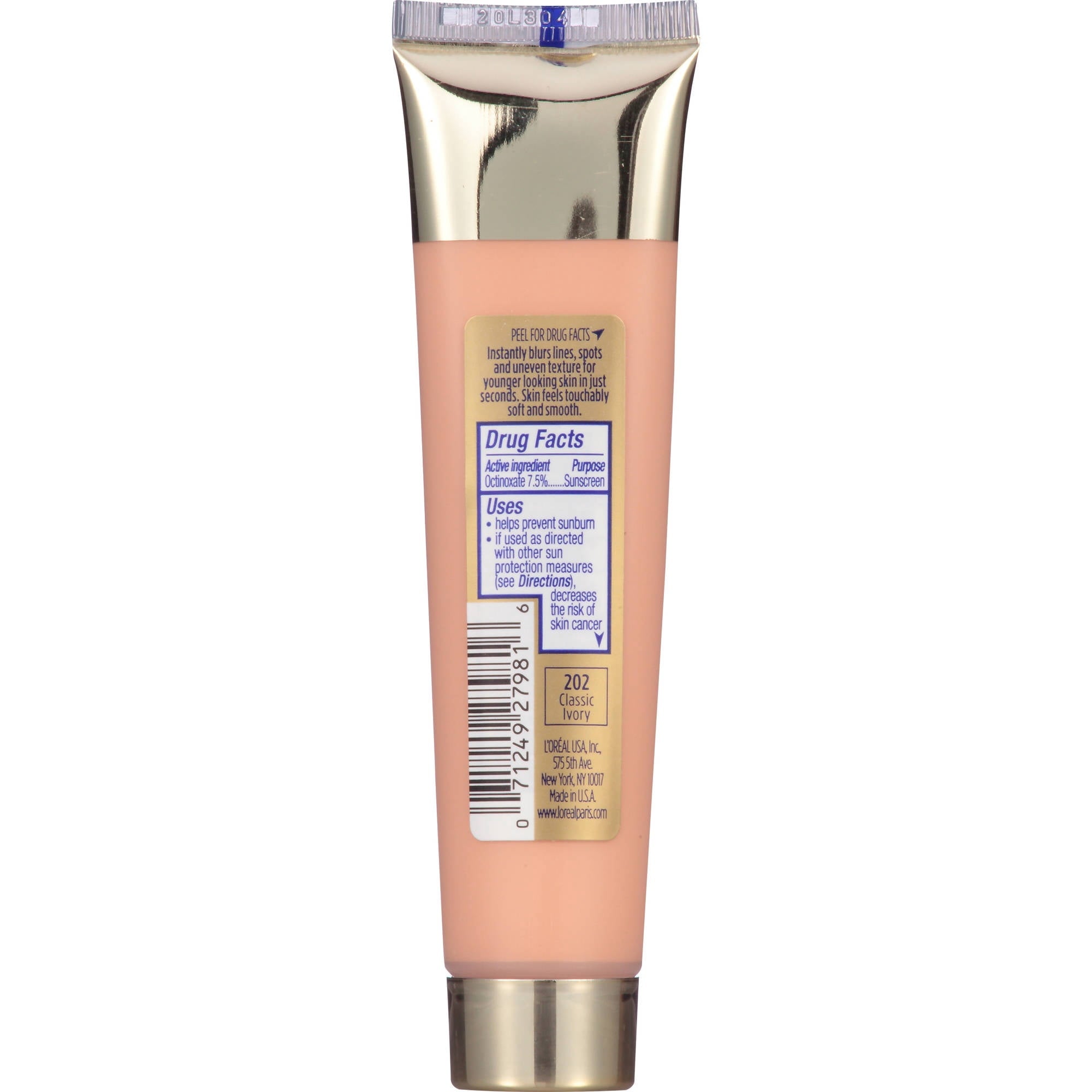 L'Oreal Paris Visible Lift Blur Foundation, 202 Classic Ivory