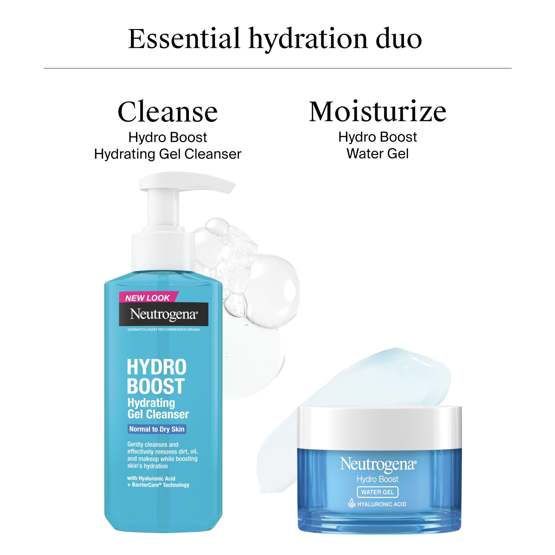 Neutrogena Hydro Boost Water Gel Face Moisturizer Lotion with Hyaluronic Acid, 1.7 oz