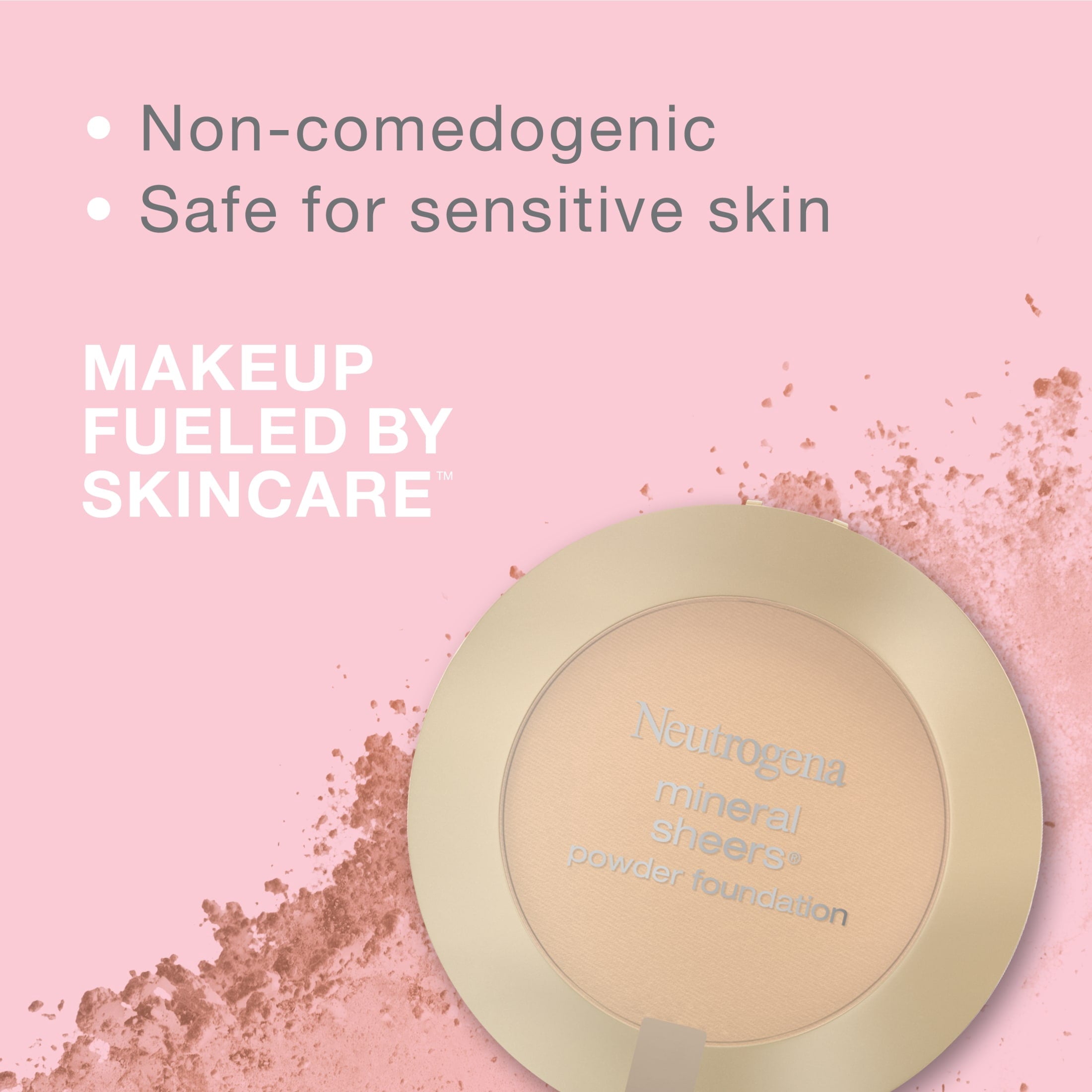 (2 pack) Neutrogena Mineral Sheers Powder Foundation, Classic Ivory 10,.34 oz