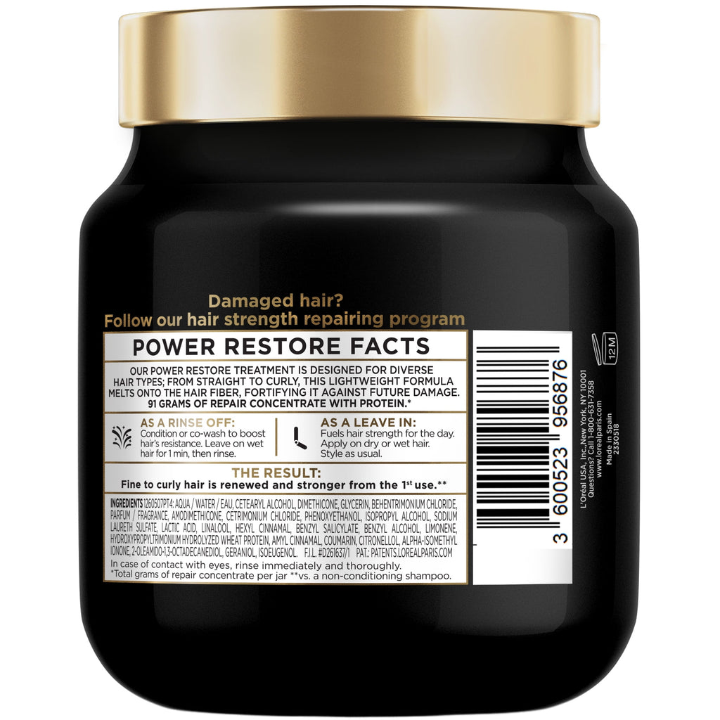 (3 pack) L'Oreal Paris Elvive Total Repair 5 Power Restore Multi-Use Treatment, 23 fl oz