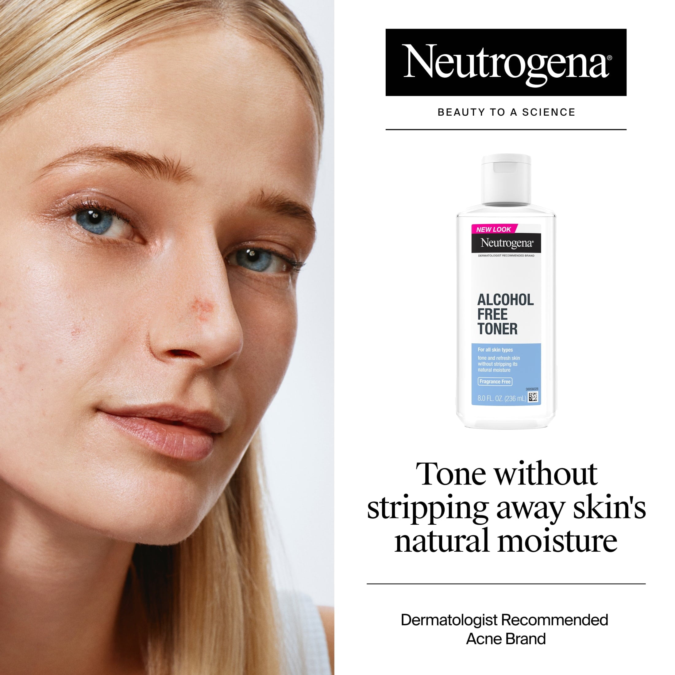 Neutrogena Alcohol-Free Daily Facial Toner, Hypoallergenic, 8.0 fl. oz