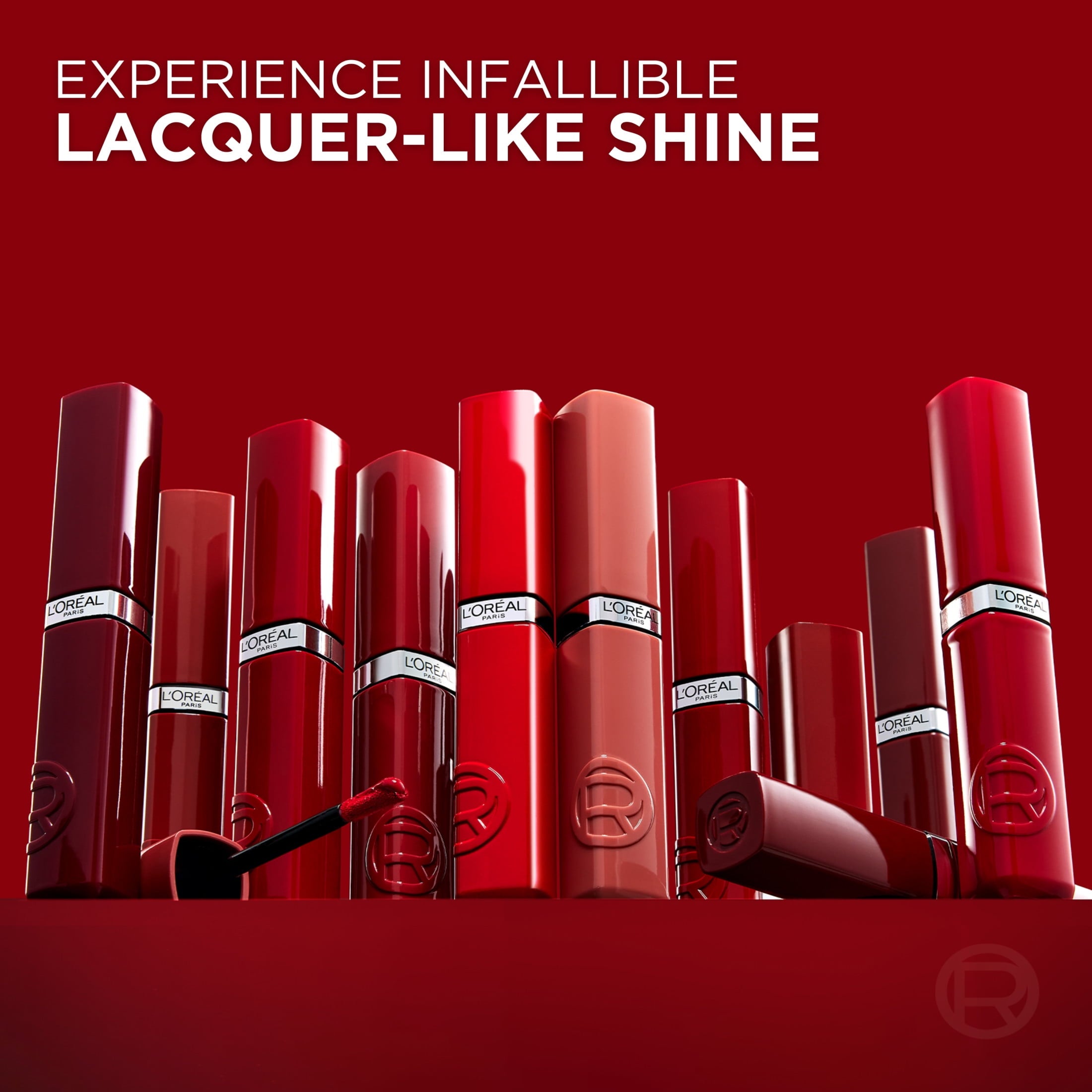 L'Oreal Paris Infallible Lacque Resistance Liquid Lipstick, Drink In Rose, 0.13 fl oz