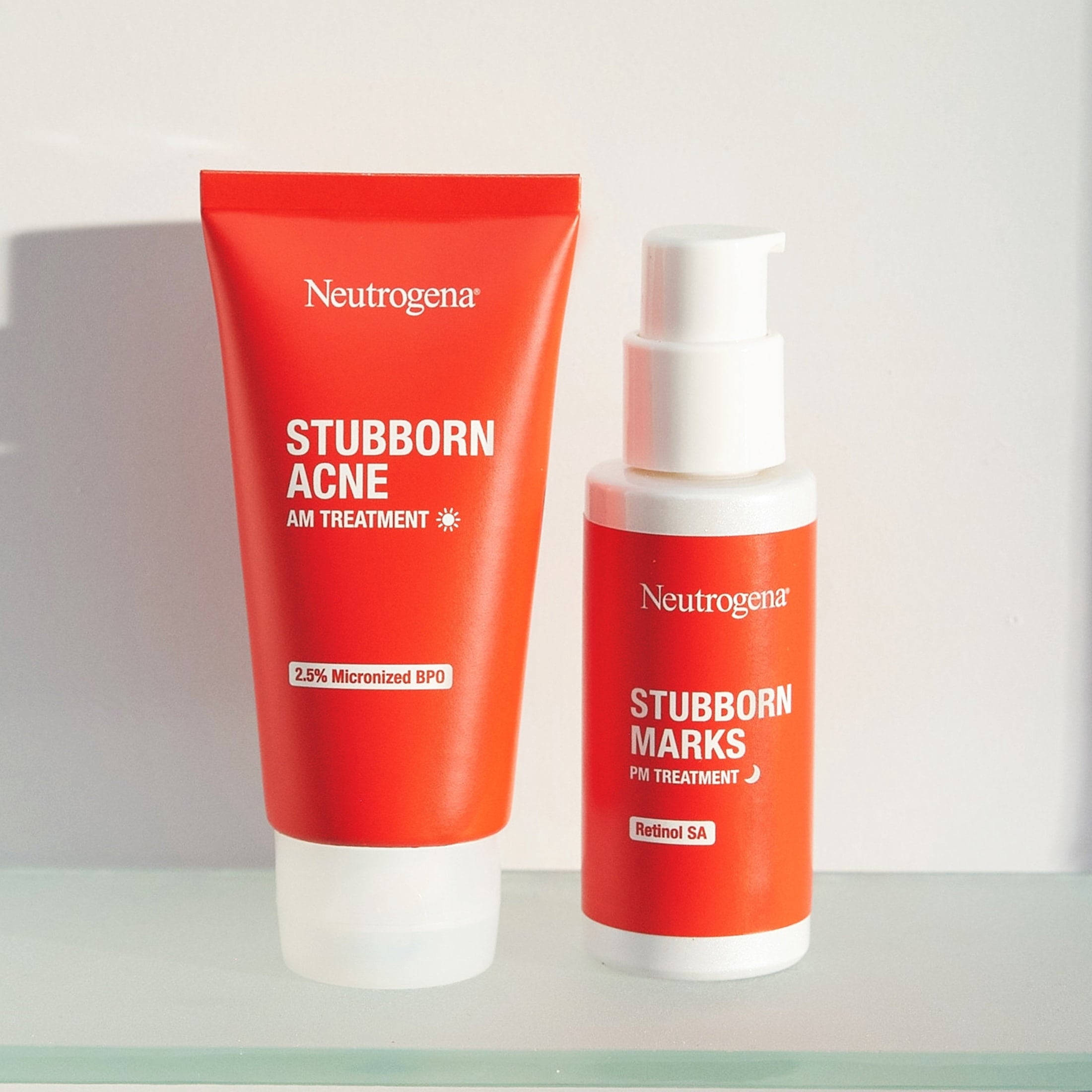 (2 pack) Neutrogena Stubborn Acne AM Treatment with Benzoyl Peroxide, 2.0 oz