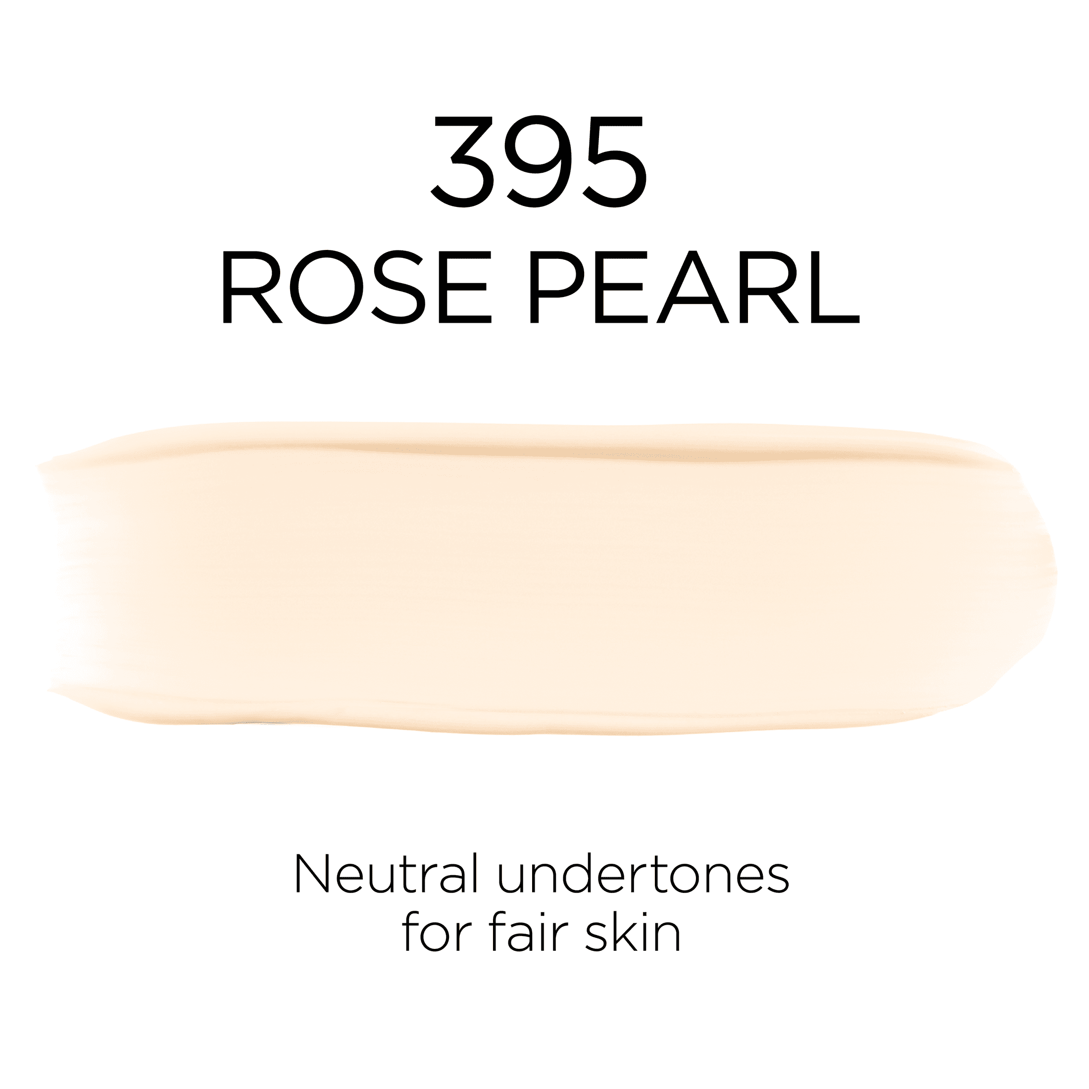 L'Oreal Paris Infallible Fresh Wear 32 Hr Liquid Foundation Makeup, 395 Rose Pearl, 1 fl oz