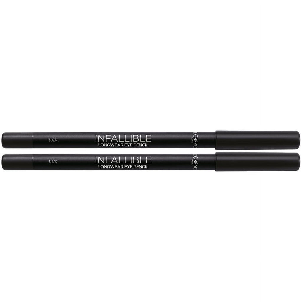 L'Oreal Paris Infallible Pro Last Waterproof Eyeliner, Black, 2 Pack