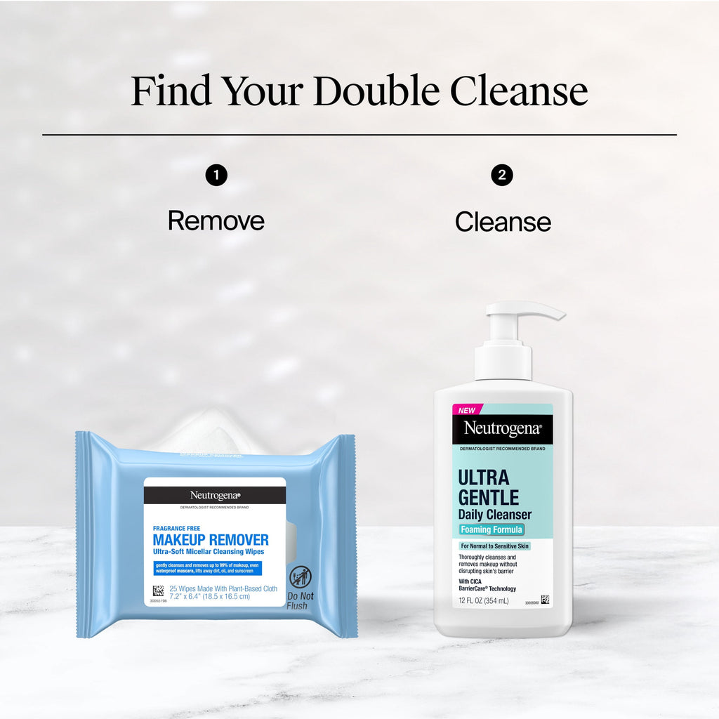 Neutrogena Makeup Remover Wipes Fragrance Free 25 Count