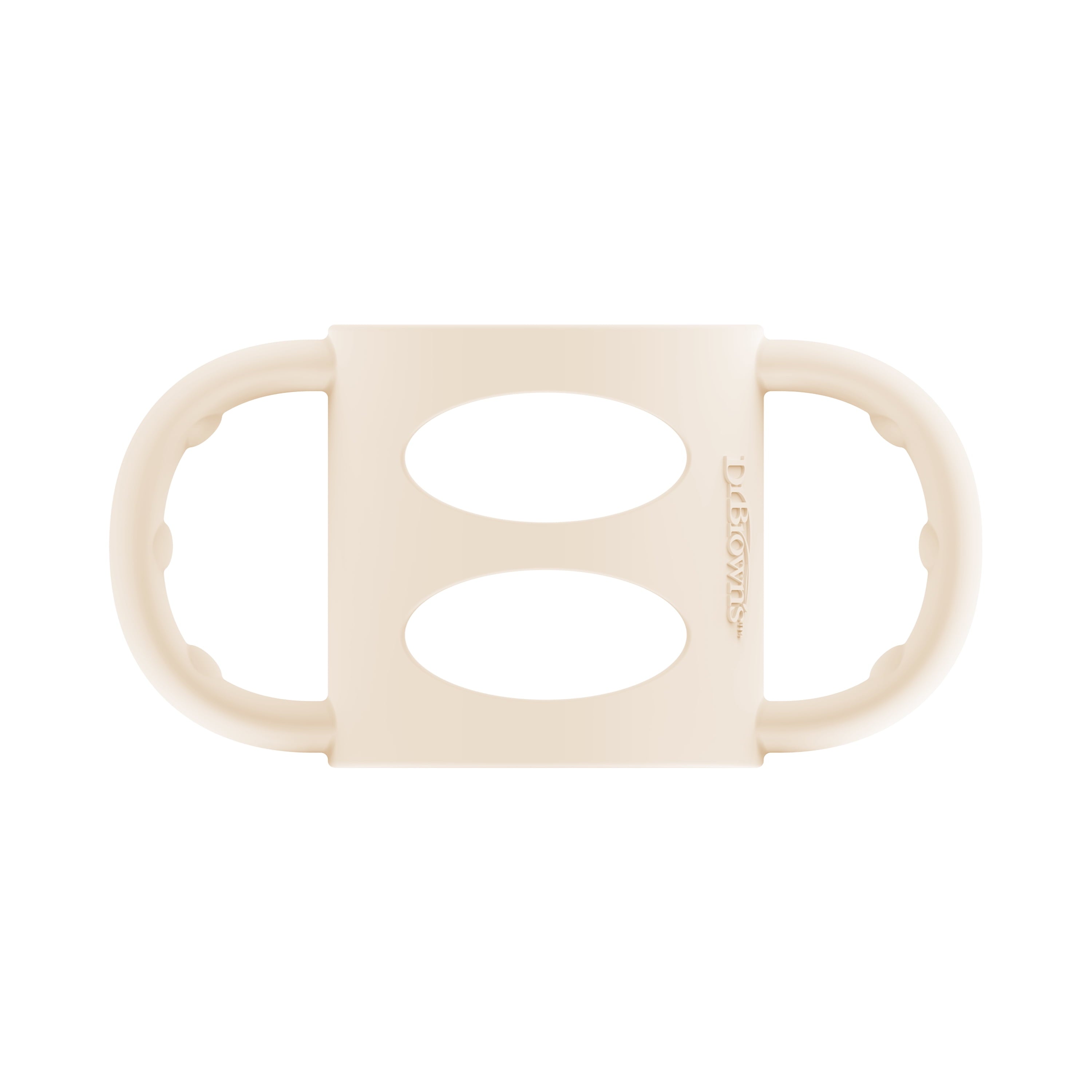 Dr. Brown's Milestones 100% Silicone Baby Bottle Handles, Narrow, Ecru, 1 Pack