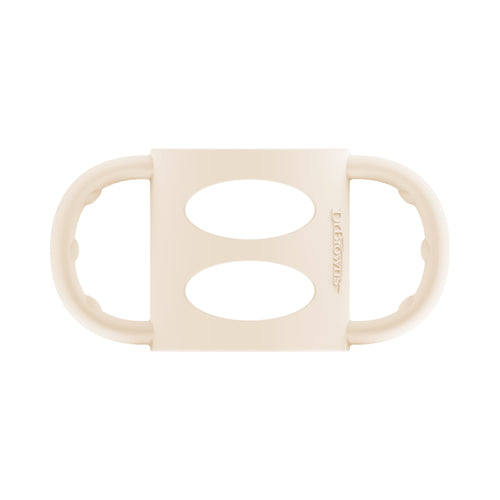 Dr. Brown's Milestones 100% Silicone Baby Bottle Handles, Narrow, Ecru, 1 Pack