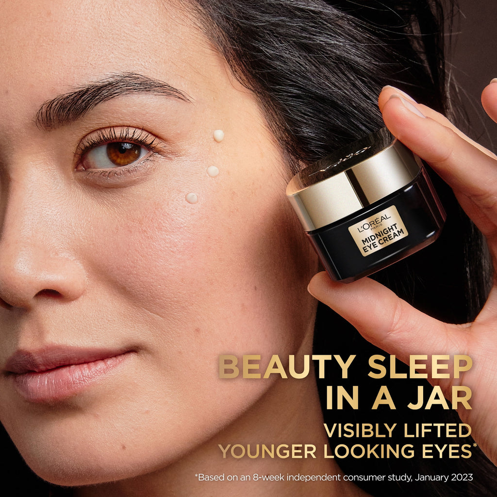 L'Oreal Paris Age Perfect Cell Renewal Midnight Anti Aging Eye Cream with Antioxidants, 0.5 fl oz