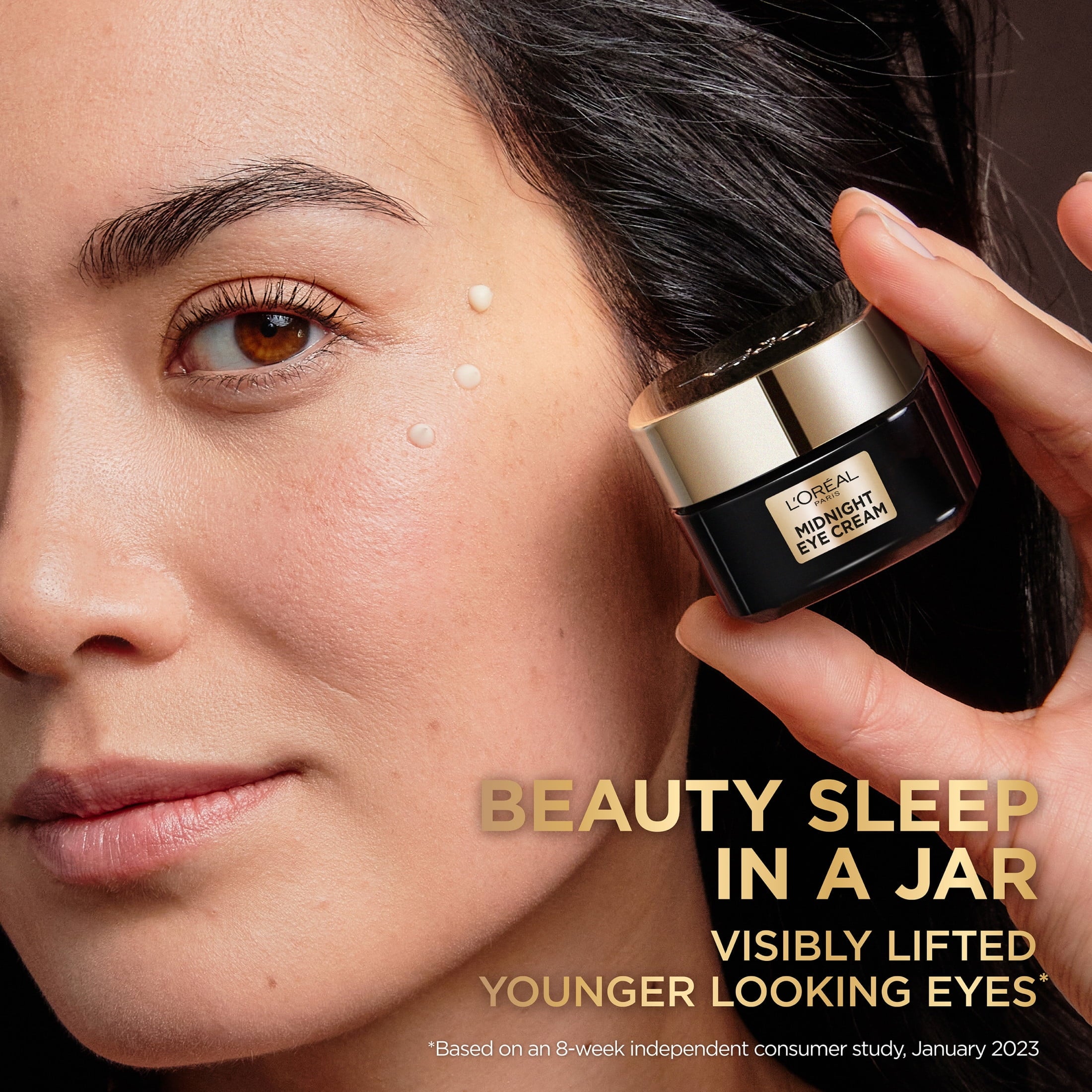 L'Oreal Paris Age Perfect Cell Renewal Midnight Anti Aging Eye Cream with Antioxidants, 0.5 fl oz