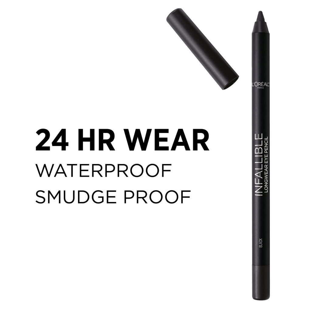 L'Oreal Paris Infallible Pro-Last Waterproof, Up to 24HR Pencil Eyeliner, Aubergine, 0.042 oz.