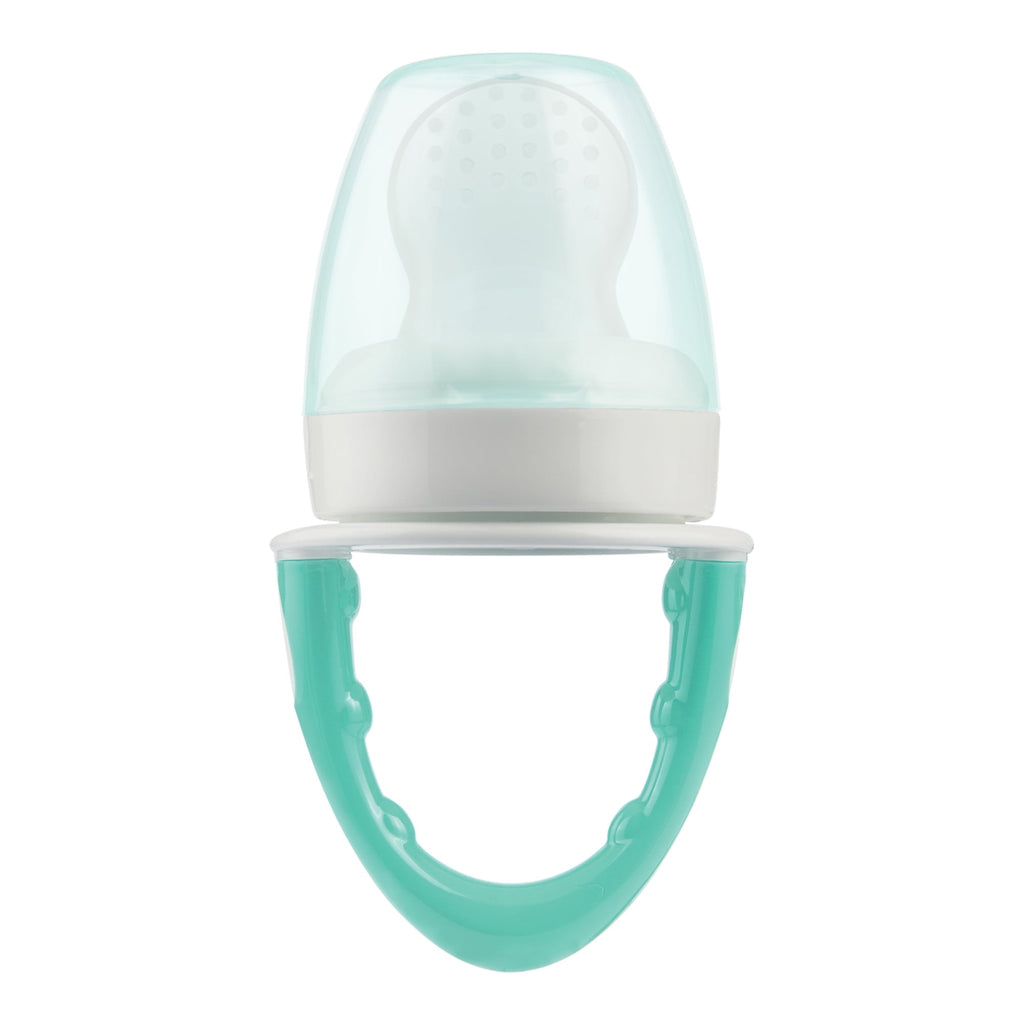 Dr. Brown's Designed to Nourish, Fresh Firsts Silicone Feeder, Solid Food Feeding, Mint/Gray, 2 Pack