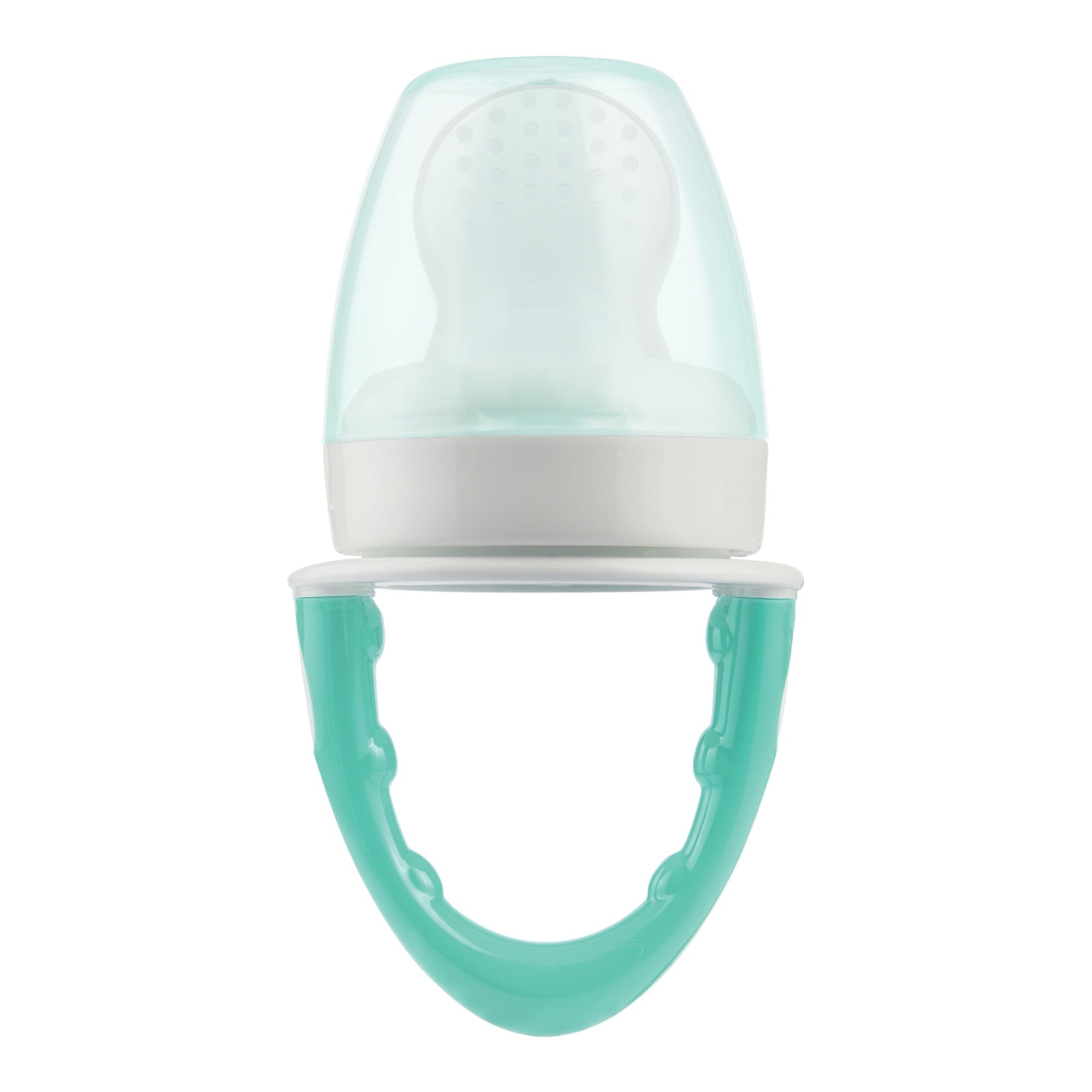 Dr. Brown's Designed to Nourish, Fresh Firsts Silicone Feeder, Solid Food Feeding, Mint/Gray, 2 Pack