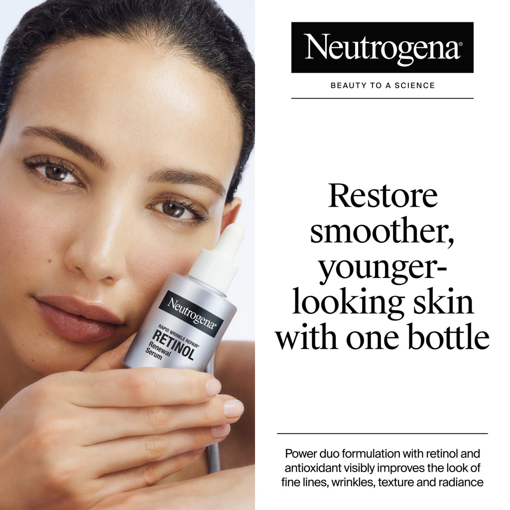Neutrogena Rapid Wrinkle Repair Retinol Renewal Serum, 1 fl oz