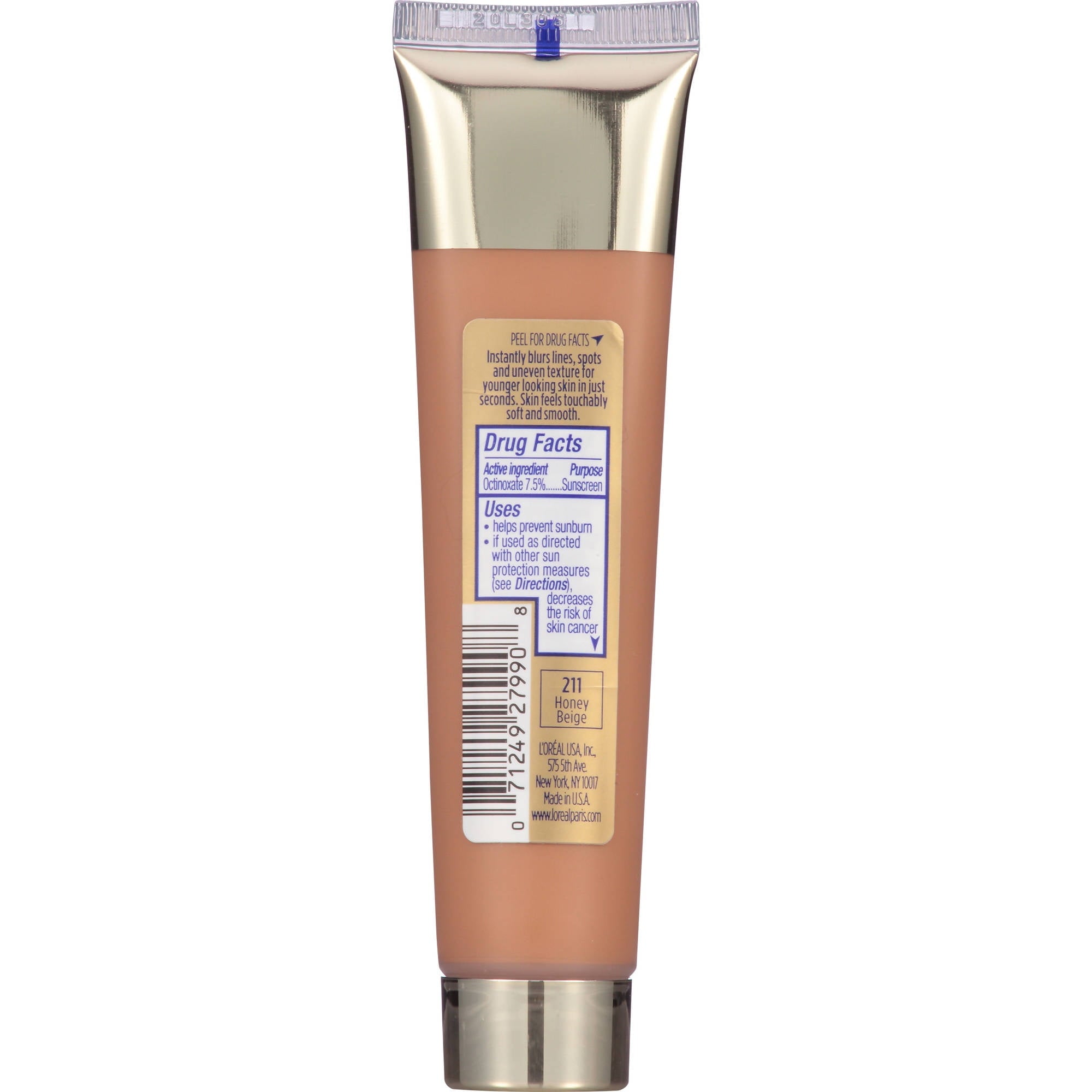 Visible Lift Blur Foundation - # 212 Classic Tan by LOreal Paris for Women - 1.3 oz Foundation