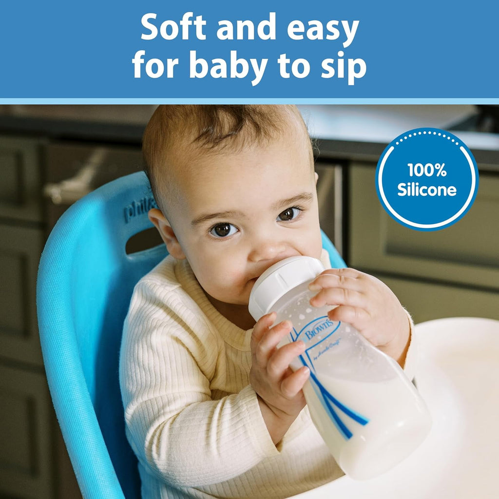 Dr. Brown's Options+™ Baby Bottle, Sippy Spouts, 6 Months +, 2 Pack