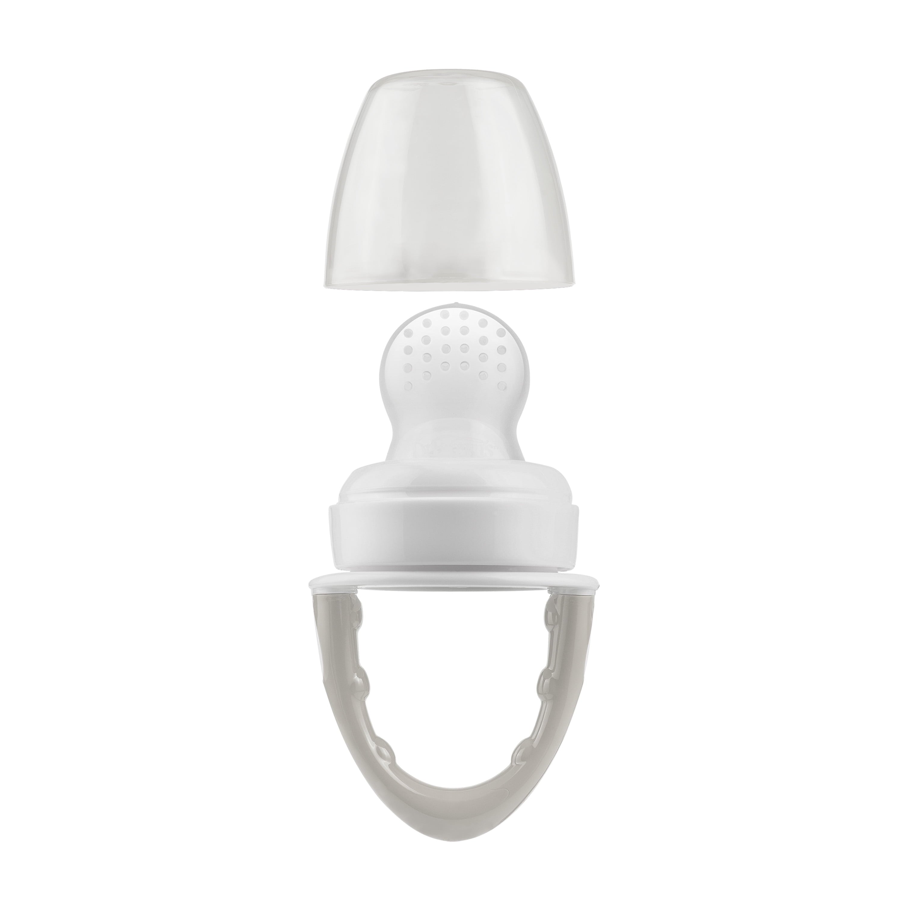 Dr. Brown's Designed to Nourish, Fresh Firsts Silicone Feeder for Soft Foods, Gray, BPA Free, 1 Pack