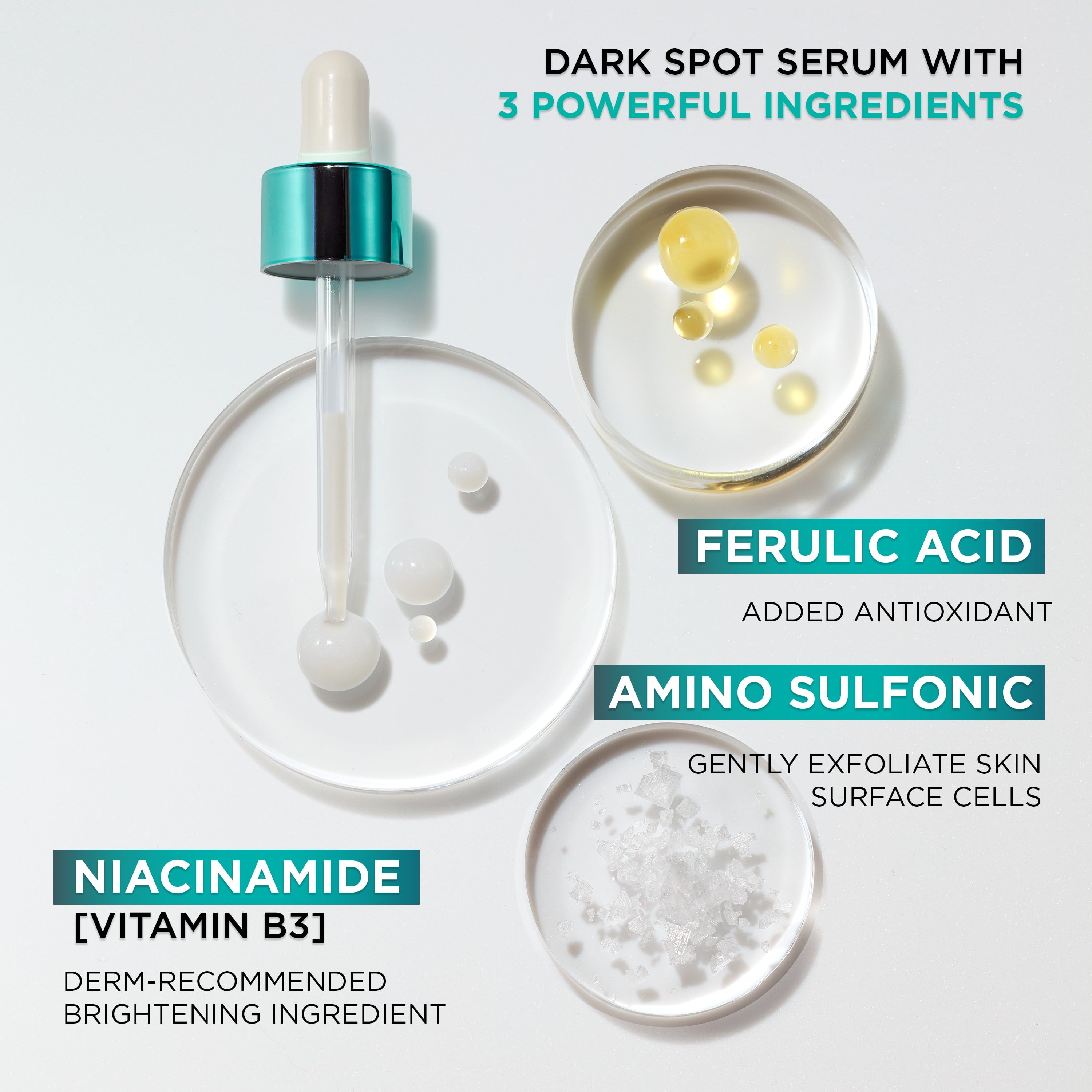 L'Oreal Paris Bright Reveal Niacinamide Dark Spot Face Serum, 1 fl oz
