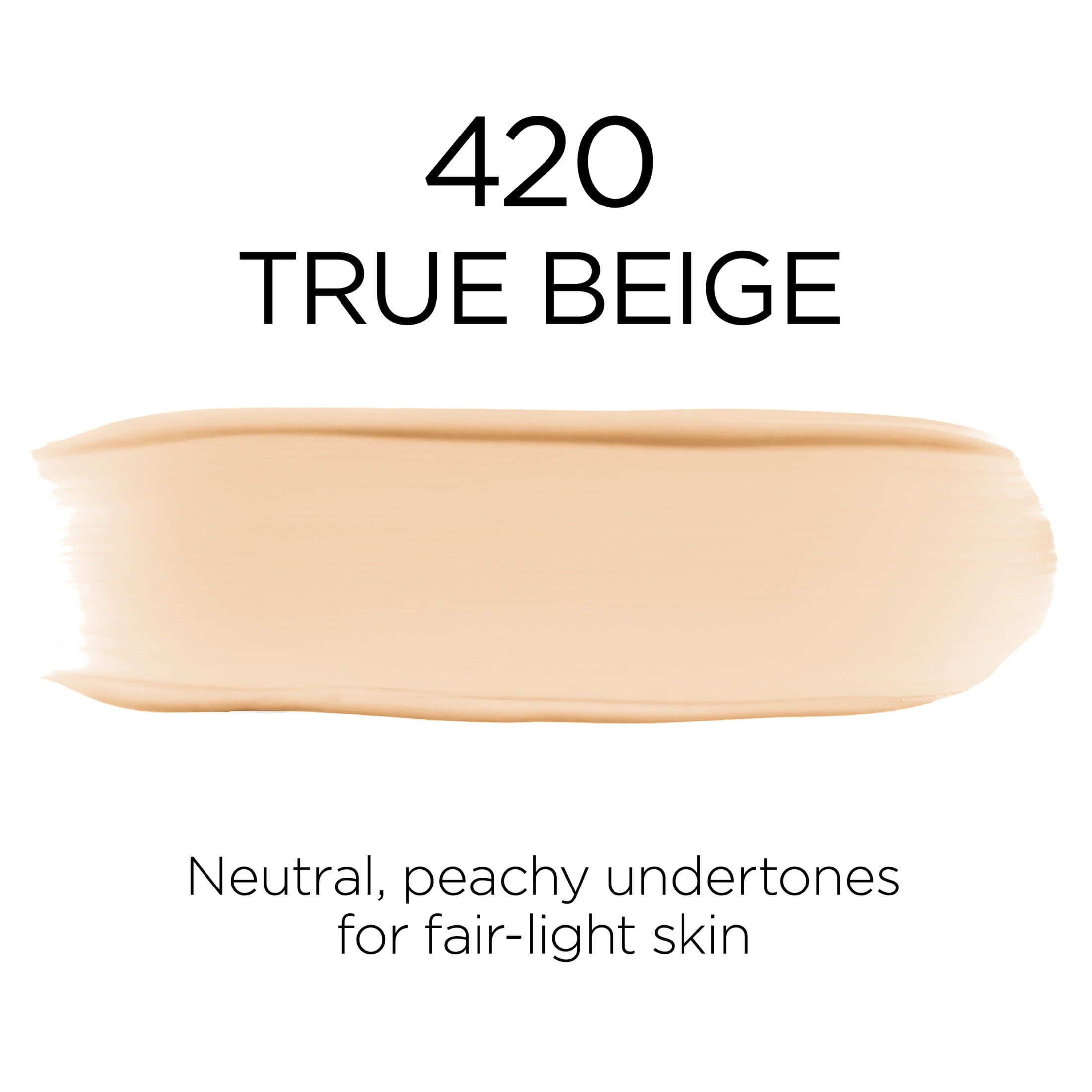 L'Oreal Paris Infallible Fresh Wear 32 Hr Liquid Foundation Makeup, 420 True Beige, 1 fl oz
