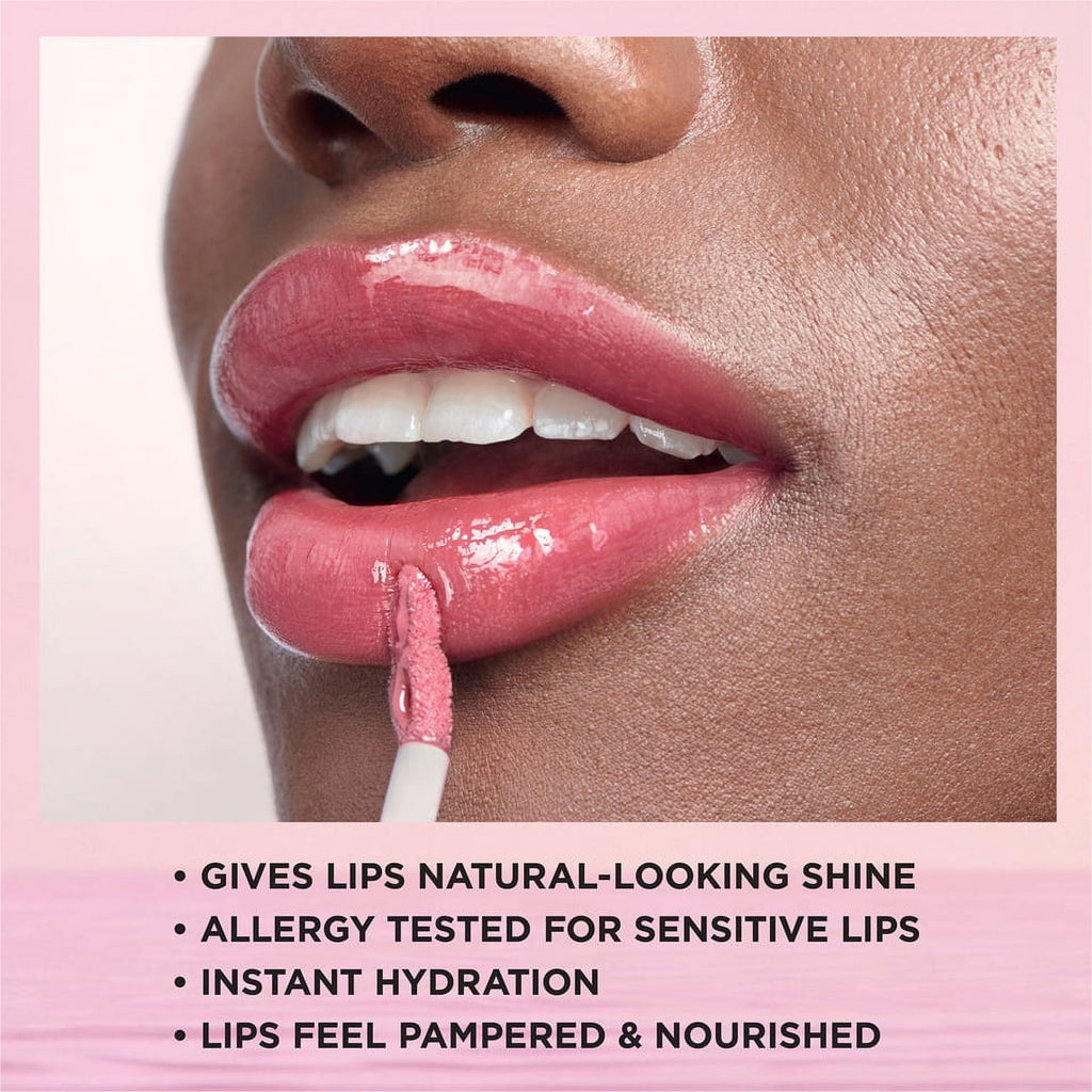 L'Oreal Paris Glow Paradise Lip Balm-in-Gloss with Pomegranate Extract, Feathery Fleur, 0.23 fl. oz.