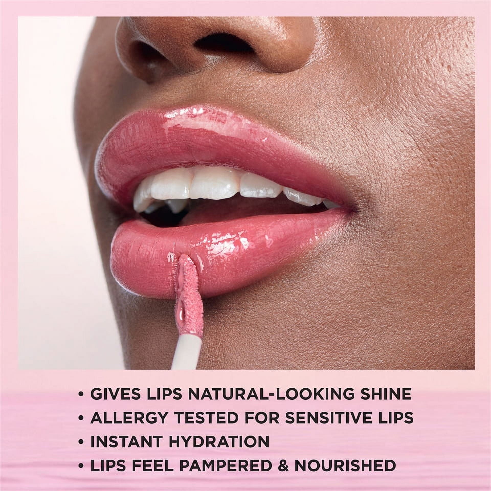 L'Oreal Paris Glow Paradise Lip Balm-in-Gloss with Pomegranate Extract, Feathery Fleur, 0.23 fl. oz.
